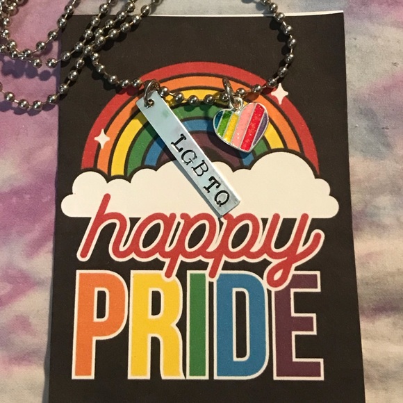 Gay Pride Necklace - Picture 1 of 3